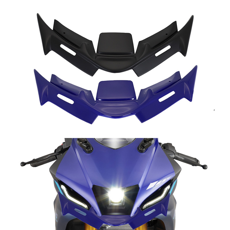 Fit For YAMAHA YZF-R15 V4 YZF R15 V4 R15M 2021 2022 2023 Motorcycle Front Fairing Winglet Cover Aero