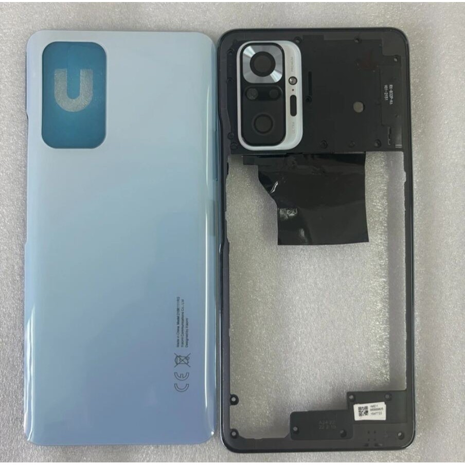Kesing Housing Casing BackDoor Tutup Belakang + Bezel Samping XIAOMI REDMI NOTE 10 | Back Door BackC