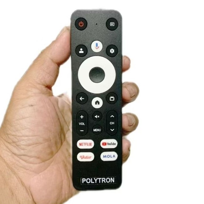 Remot Remote TV LED Polytron SMART ANDROID 81J367 Voice CommandMurah