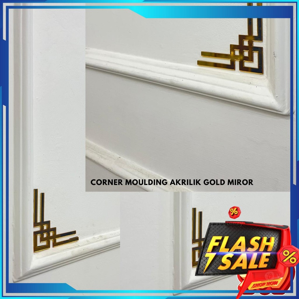 Nurgi List gold dekorasi moulding  gold miror/moulding  dekorasi dinding Wallpaper