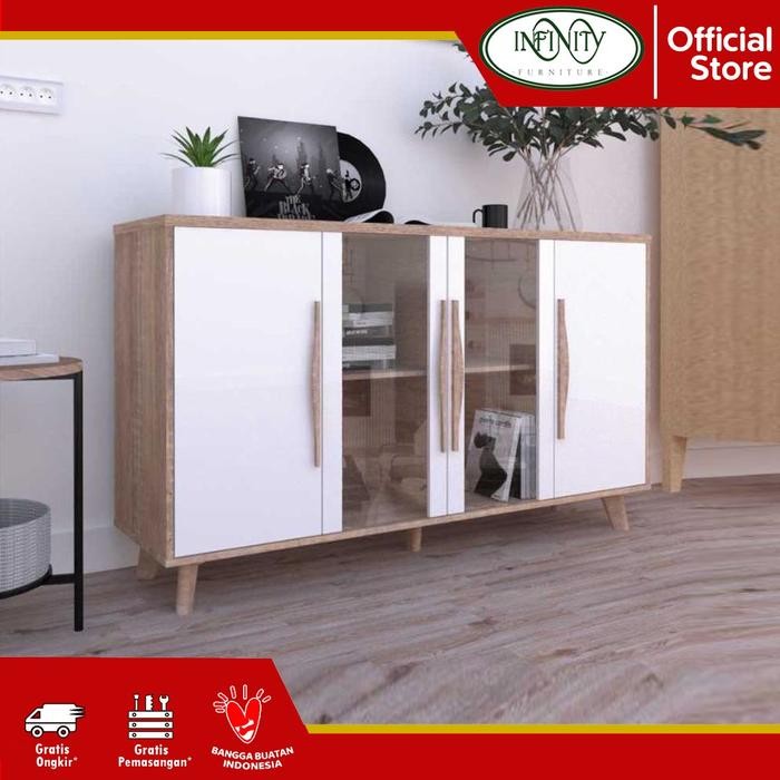 Kabinet Credenza RENOVA Sideboard - Brown