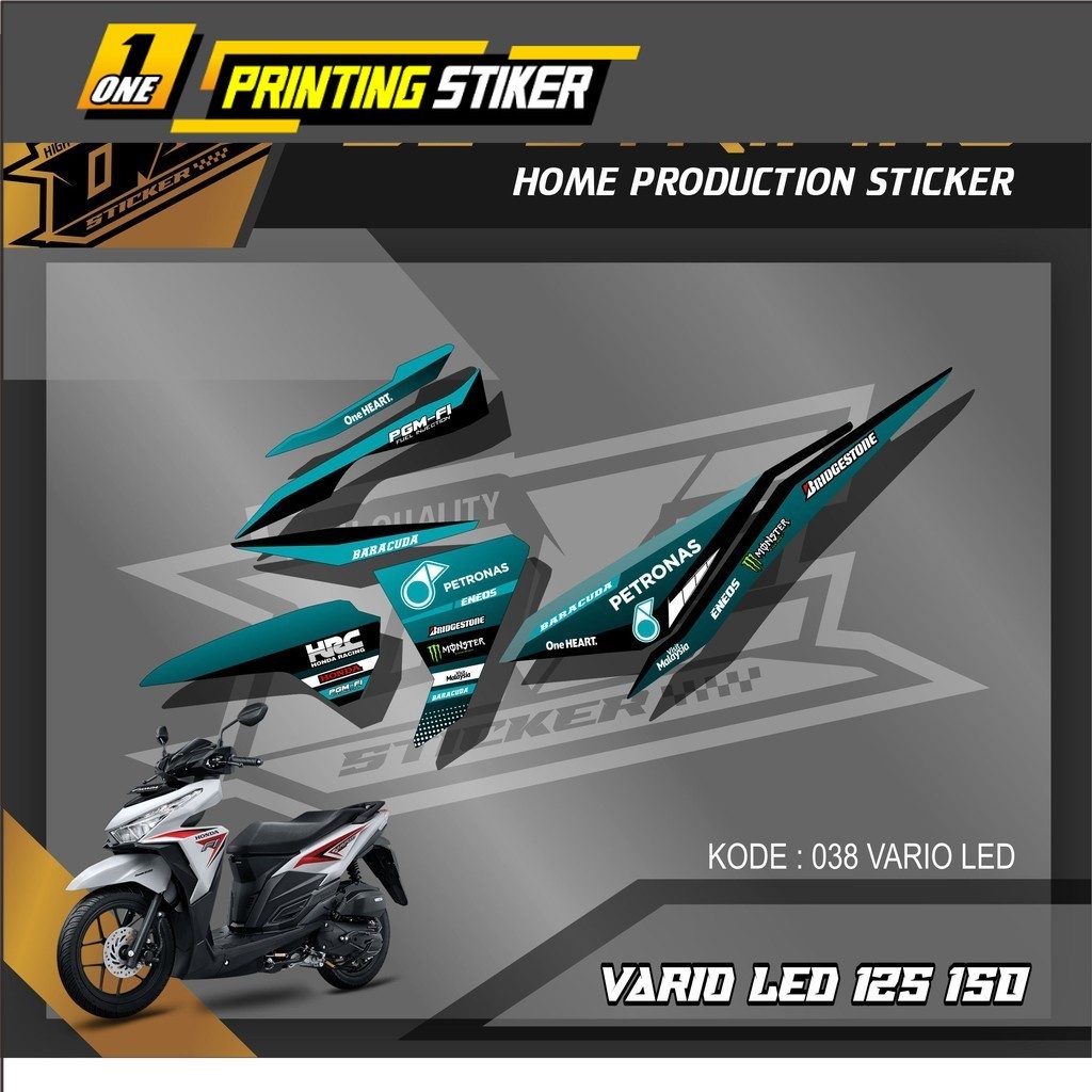 Vario Led 125 150 Striping Motor [petronas]