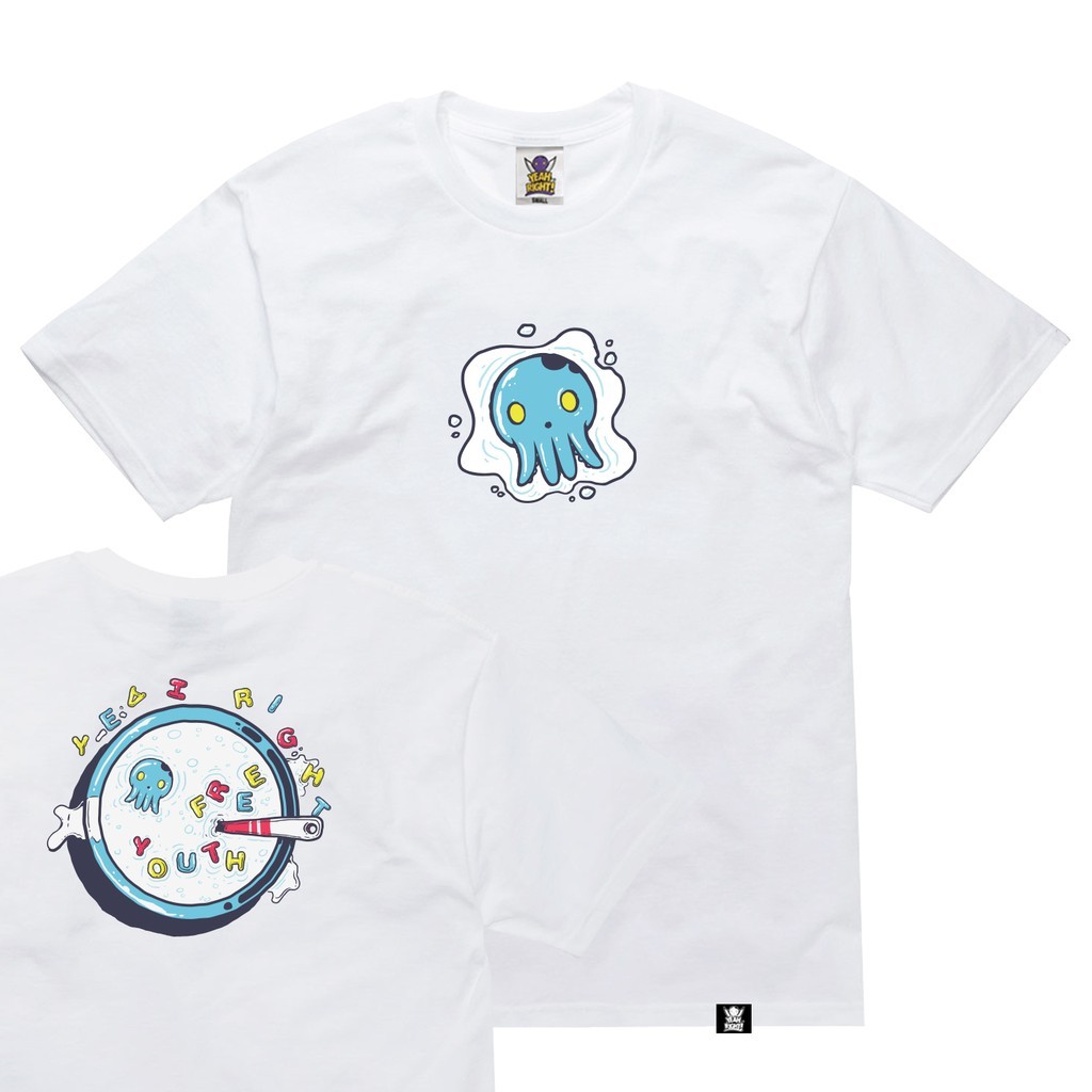 (COD) YEAH RIGHT Cereal T-shirt / Kaos White