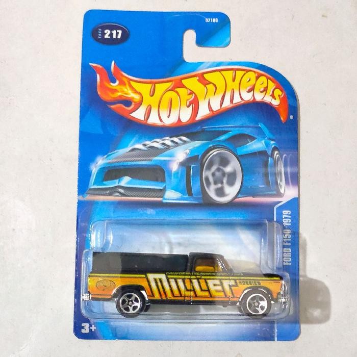 Hotwheels Hot Wheels 1979 79 Ford F150 F 150 1979 hitam 2004 Miller blue card