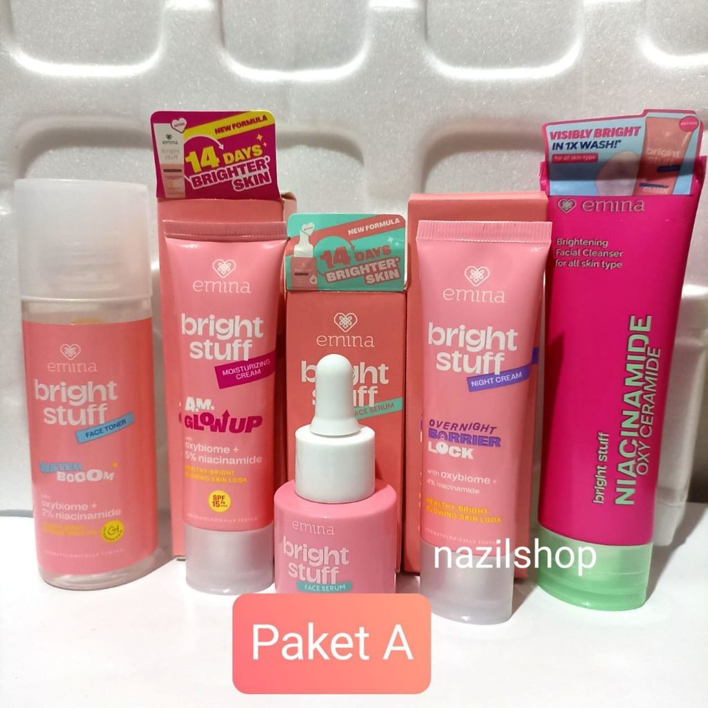 Paket Emina Bright Stuff | Emina Bright Stuff Paket| Paket Skincare Emina