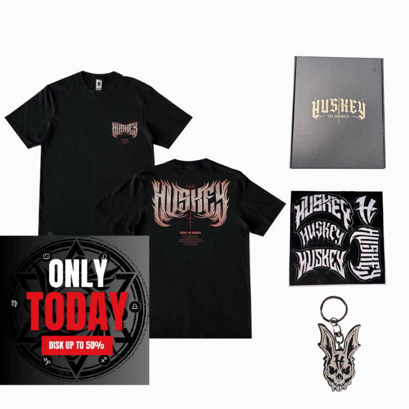 ORI Huskey Clothing - kaos distro pria - Drumonz Black - Huskey bali