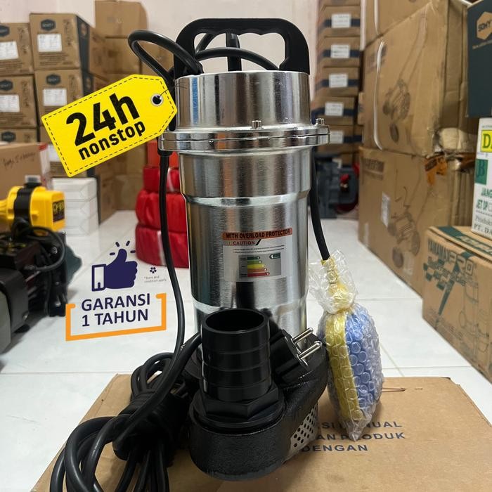 POMPA CELUP STAINLESS AIR KOTOR SUBMERSIBLE 400W AUTO & MANUAL MC PUMP - MANUAL