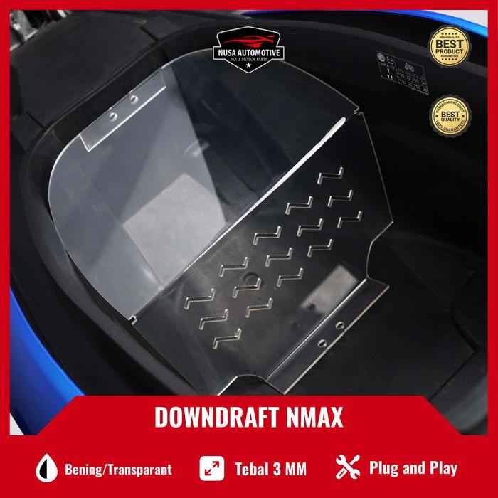 COVER DOWNDRAFT NMAX OLD SEKAT BAGASI BOX YAMAHA NMAX LAMA - NMAX OLD