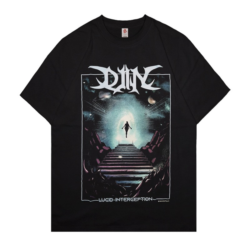 Xtreme Merch Djin "Lucid Interception" Oversized Kaos Pria Wanita Tshirt