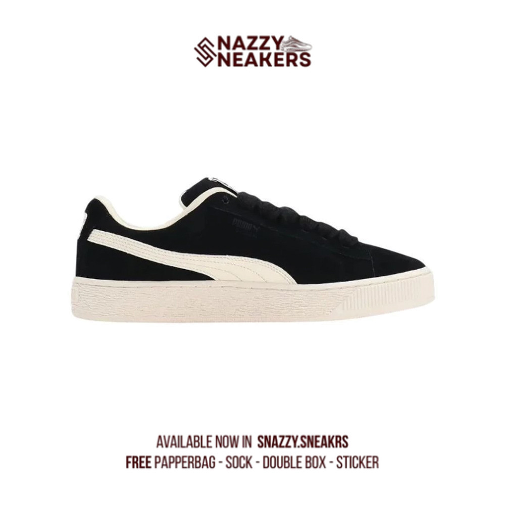 Sepatu Pleasures Puma Classic Suede XL Black 100& Sneakers Original unisex