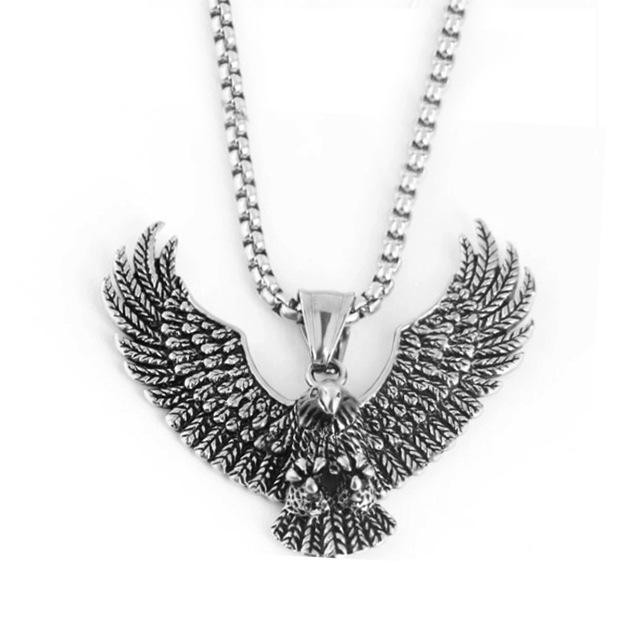 Kalung Elang Keren Eagle Necklace Kalung Laki Jantan Kalung Laki Keren Import Best Quality