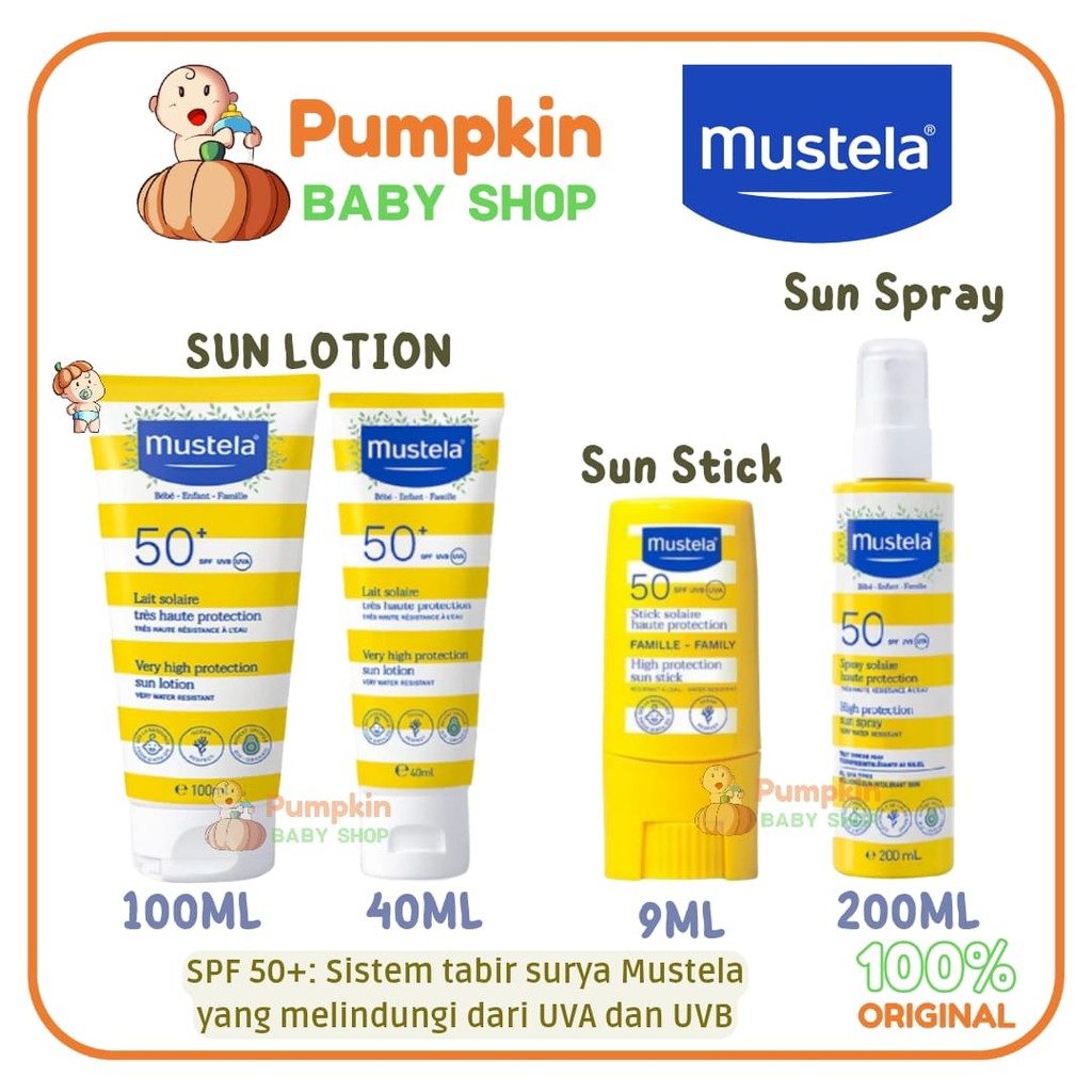 MUSTELA High Protection SUN LOTION SPF50+ Sunblok anak