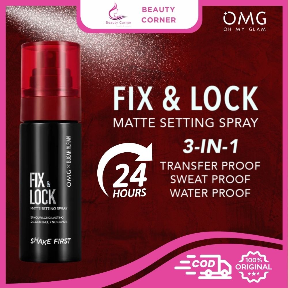 OMG X BUBAH ALFIAN Fix & Lock Matte Setting Spray - 60ml