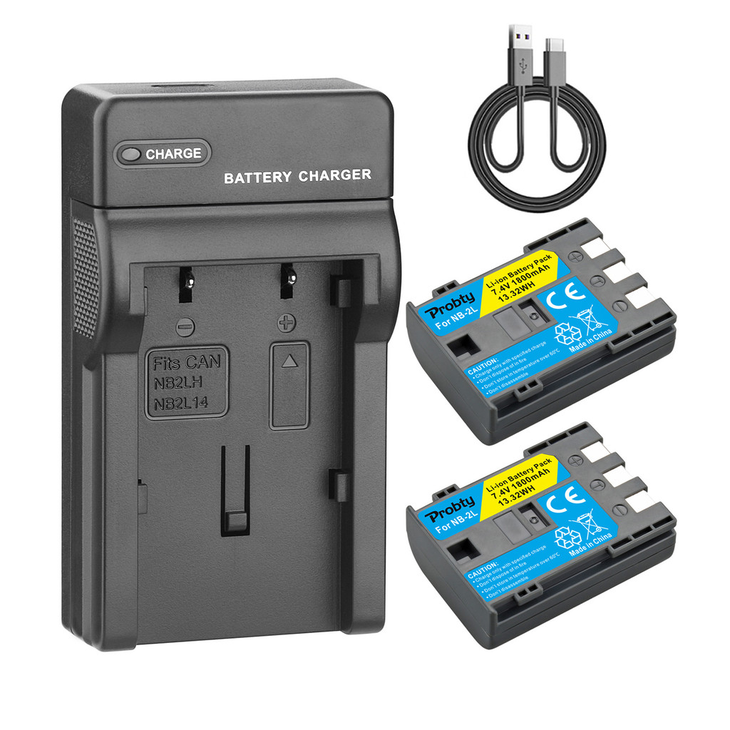 NB-2L NB-2LH Battery + USB arger for Canon PowerShot G7 G9 S80 S70 S60 S50 S45 S40 S30, Canon DC410 