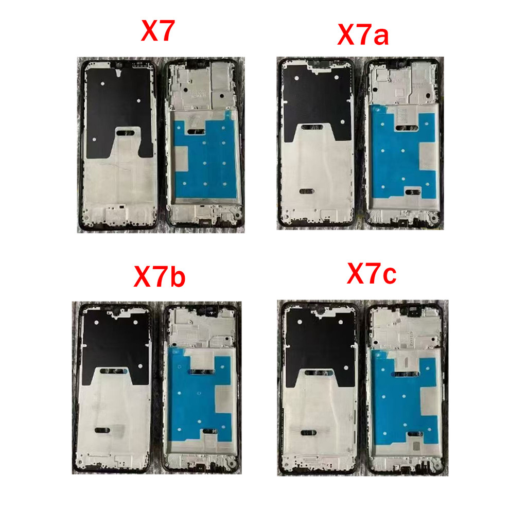 Middle Frame For Honor X7 X7a X7b X7c 200 Smart LCD Front Frame Door Housing Bezel Repair Parts