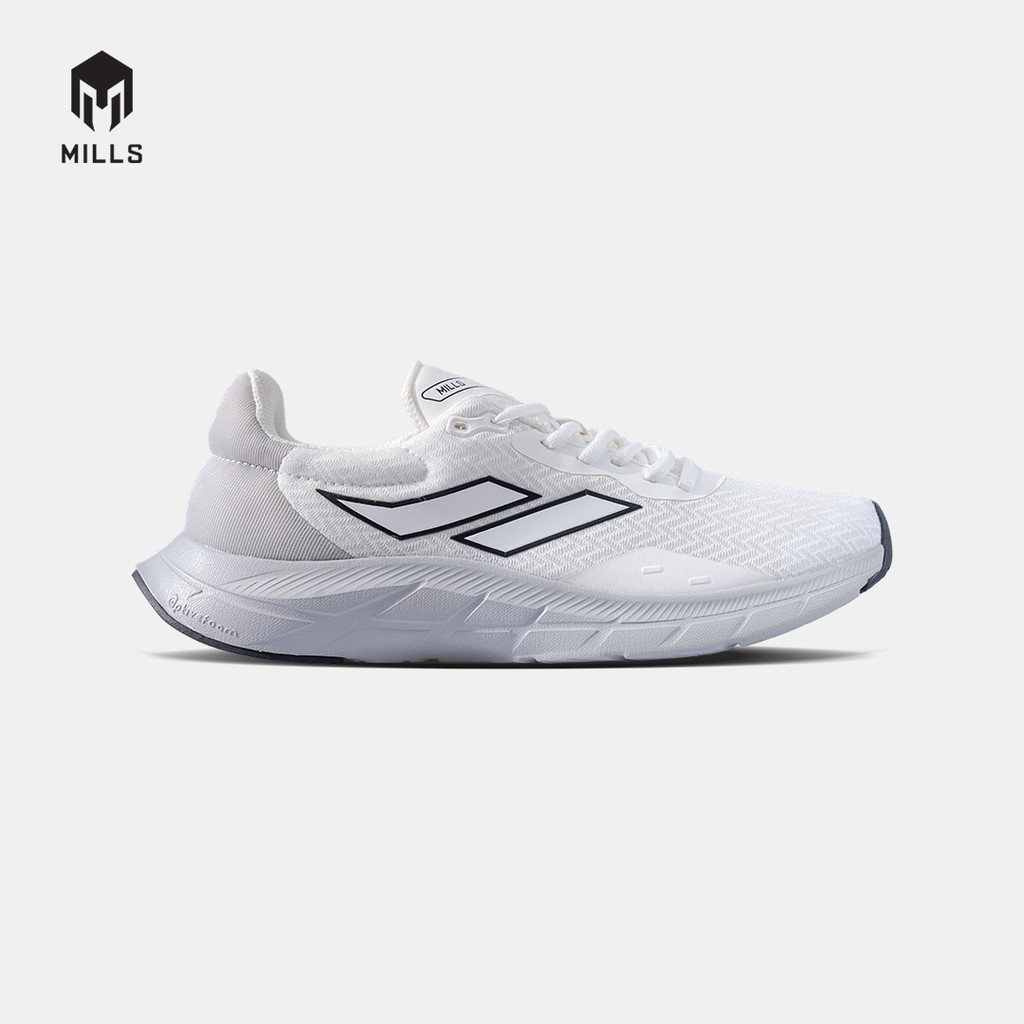 MILLS SEPATU LARI RUNNING SHOES TREXIMO VISION WHITE/LT.GREY/BLACK 9103409