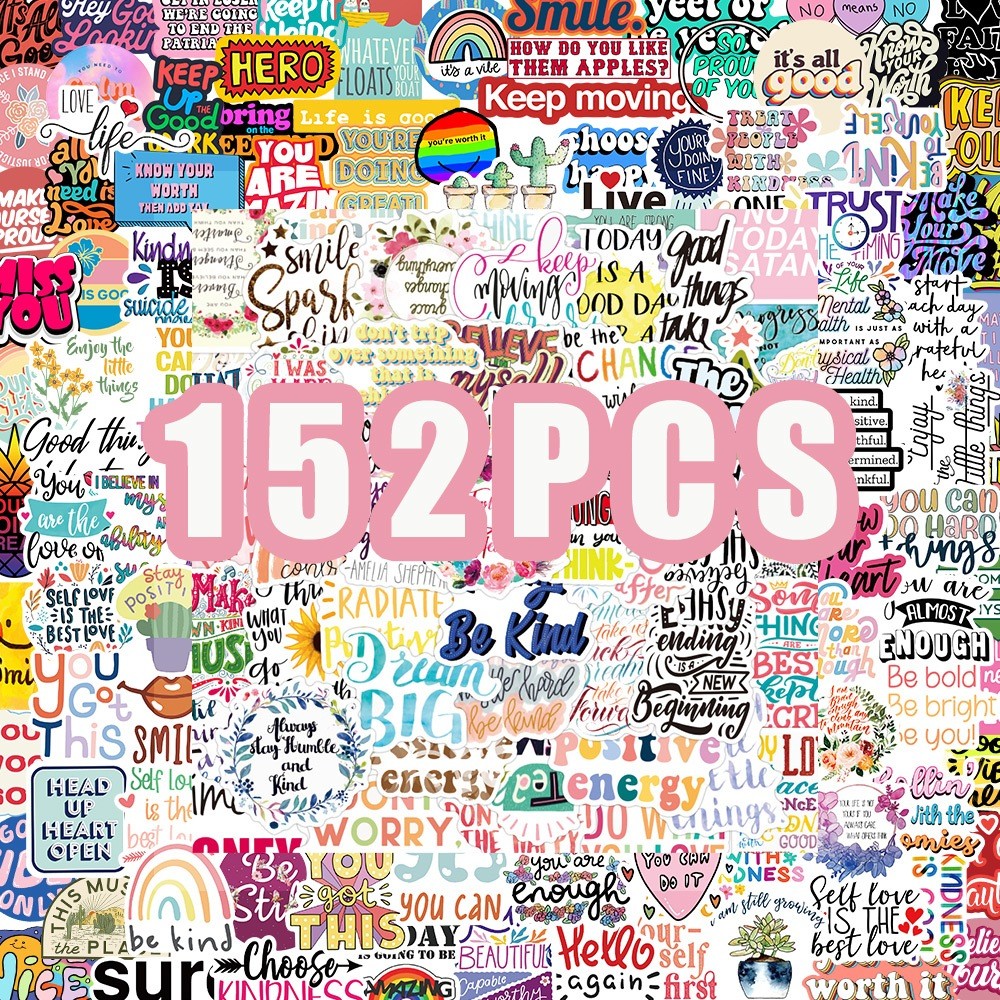 Stiker Lucu Inspiratif Stiker Aesthetic Anti Air Decal Sticker Buku Tempel Jurnal