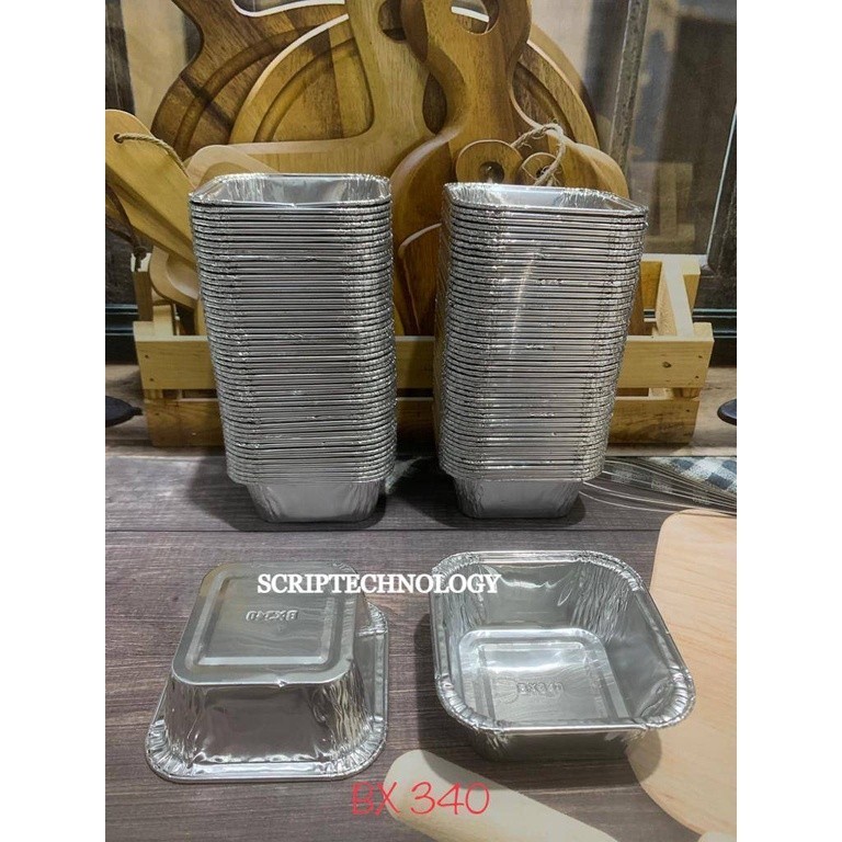 Tempat Cetakan Baking Kue Bx340 AX-340 - WADAH ALUMINIUM FOIL TRAY BX 340