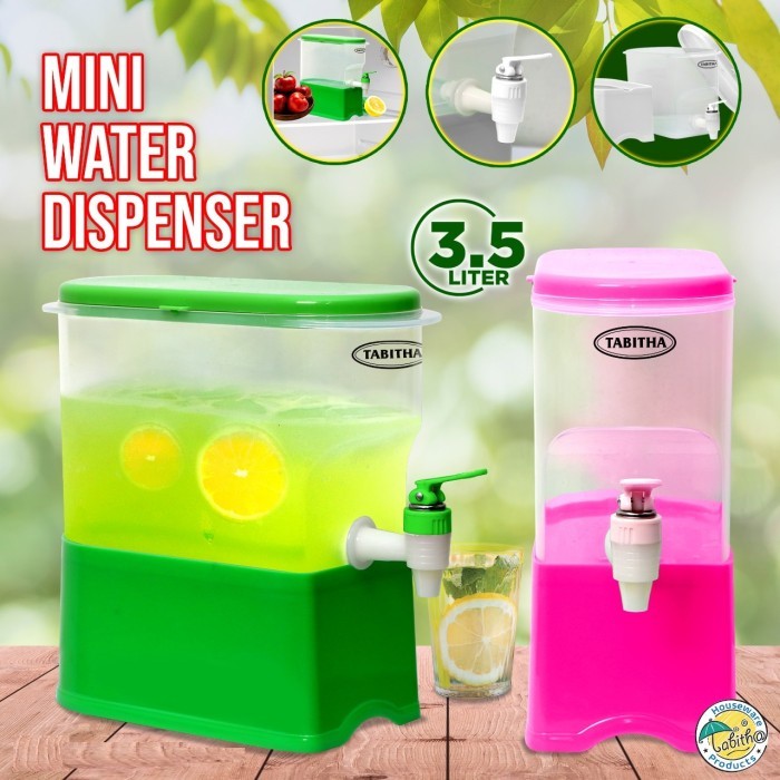 PROMO[COD] Tabitha Mini Water Dispenser Portable / Dispenser Minuman Kecil Panas Dingin / Dispenser 