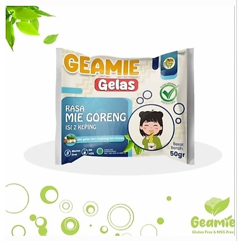 MIE GORENG GELAS JUMBO ISI 2 KEPING GLUTEN FREE MSG FREE