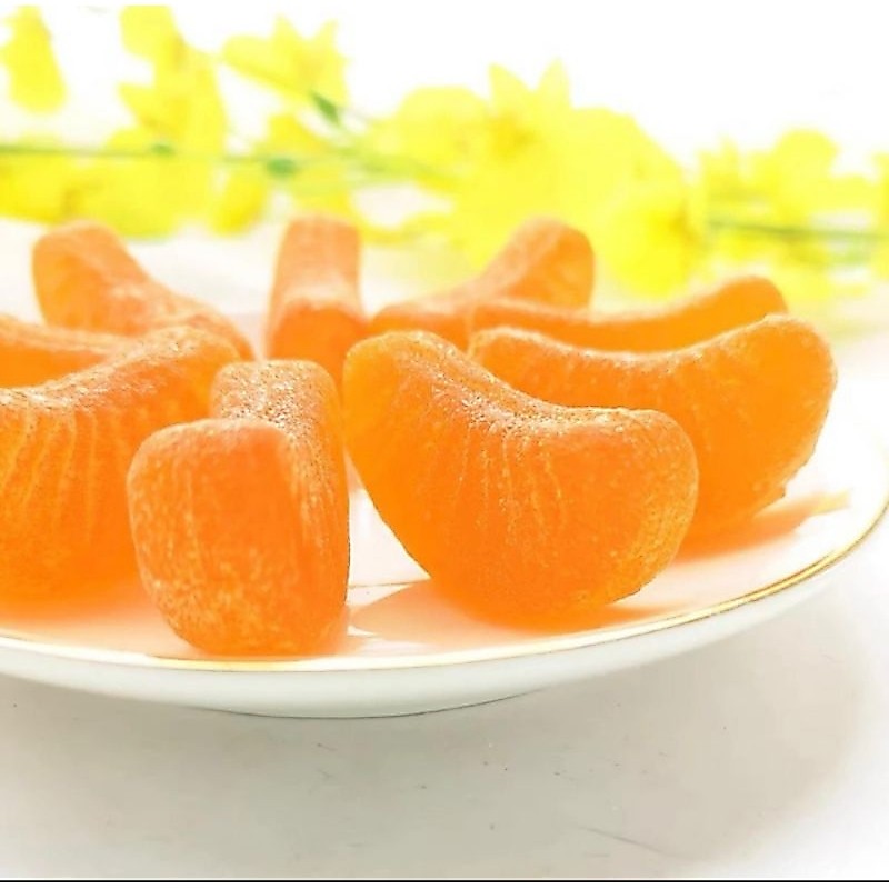 TYL Permen Orange Sof Candy 500 Gr √ Permen Jeruk Soft Candy