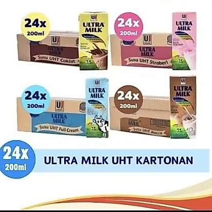 Ultramilk susu uht 200ml 1 dus (24 pcs)