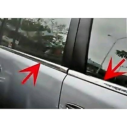 Lis Kaca Samping Window Liner Panther New Kapsul - LIST CHROME - VARIASI MOBIL PANTHER LIST CHROME