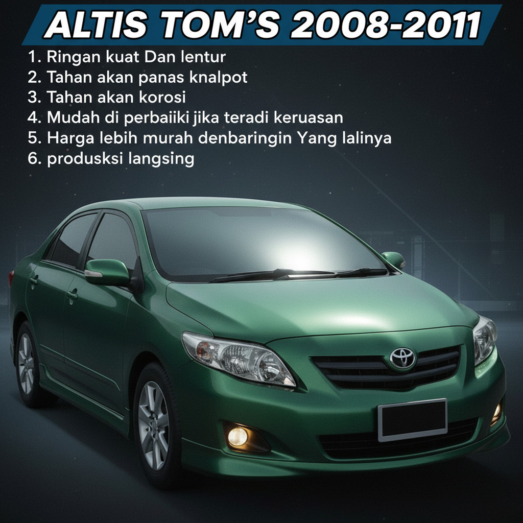 READY bodykit Toyota Altis 2008 2009 2010 BODY KIT COROLLA ALTIS