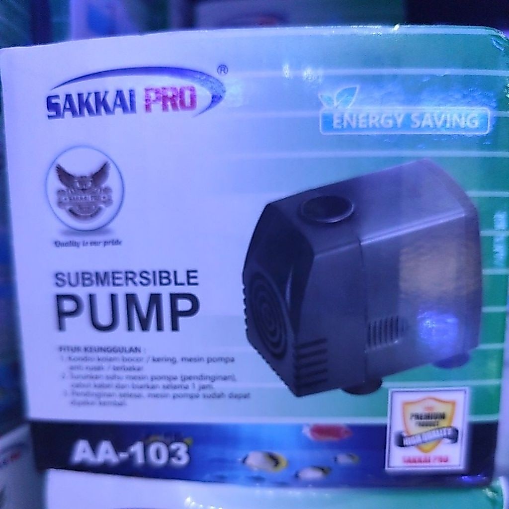 Pompa aquarium hidroponik kolam sakkai pro AA-103 AA103 AA 103