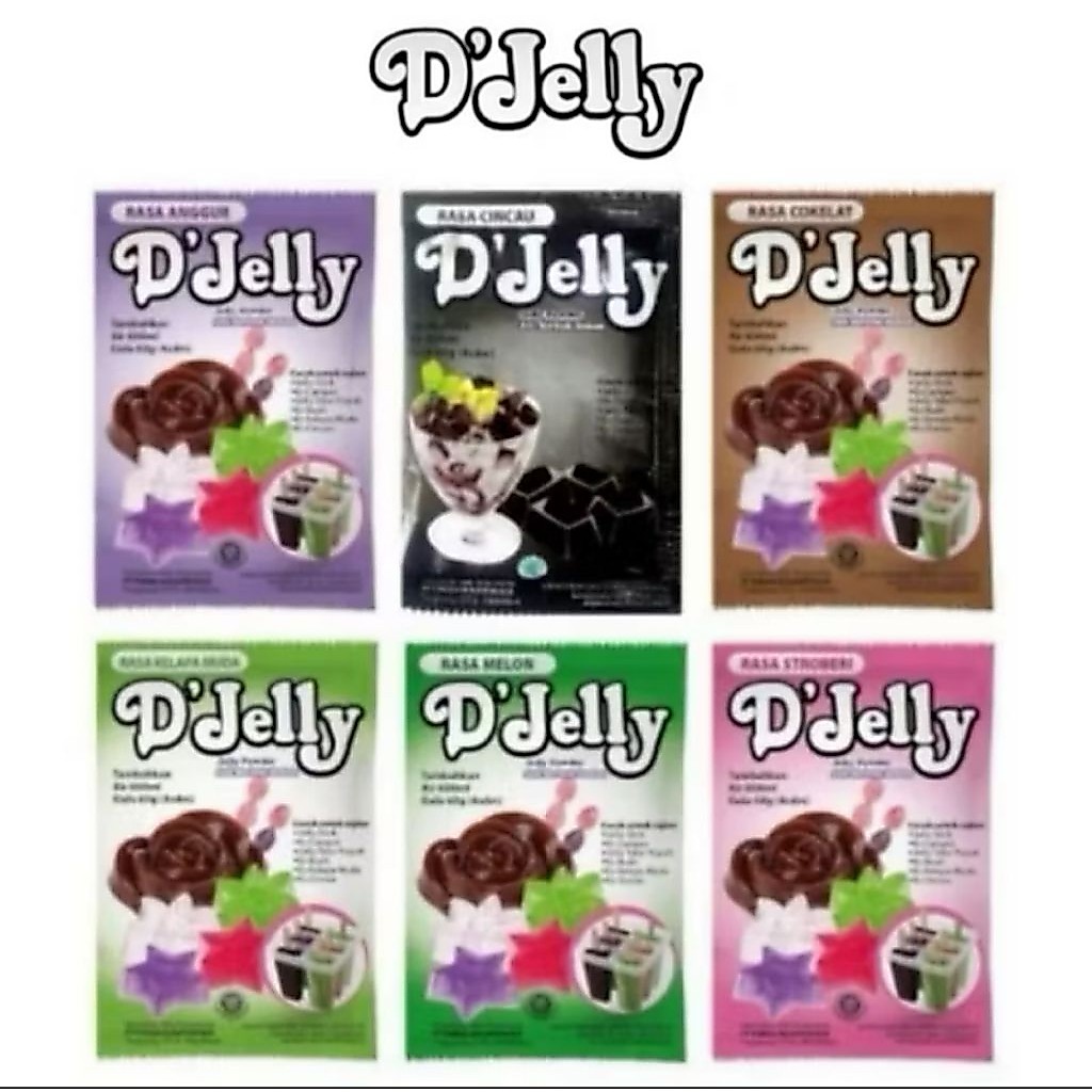 D'jelly 10 gr Sachet / pcs  jely powder by Forisa