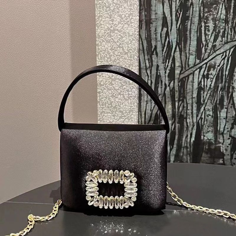 New French-style evening clutch crossbody bag