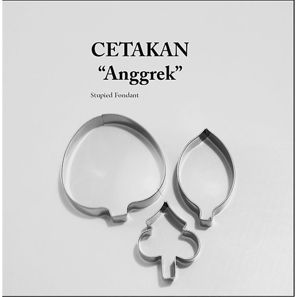 Cetakan Bunga Angrek, Cetakan fondant