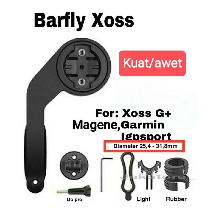 Barfly Xoss G+ untuk Xoss G+ Garmin Barfly G+ G Plus Go pro atau lampu - Xoss,Garmin Igp