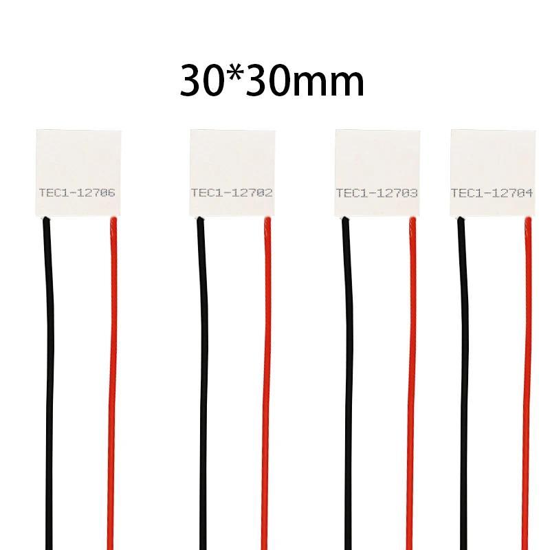 30*30mm Dc15v Tec1-12701/12702/12703/12704/12705/12706 Refrigeration Peltier Heatsink Cool Chip Semi