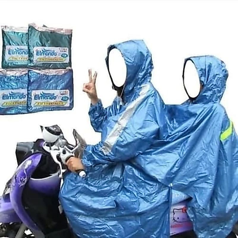 Kba Ali Jas Hujan Poncho Lengan Elmondo 2 Kepala