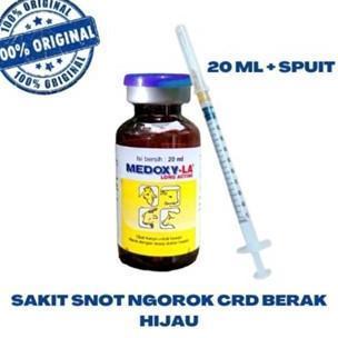 Medoxy LA 20 ml Repack - Medoxy LA - Obat Ayam Sakit Apapun