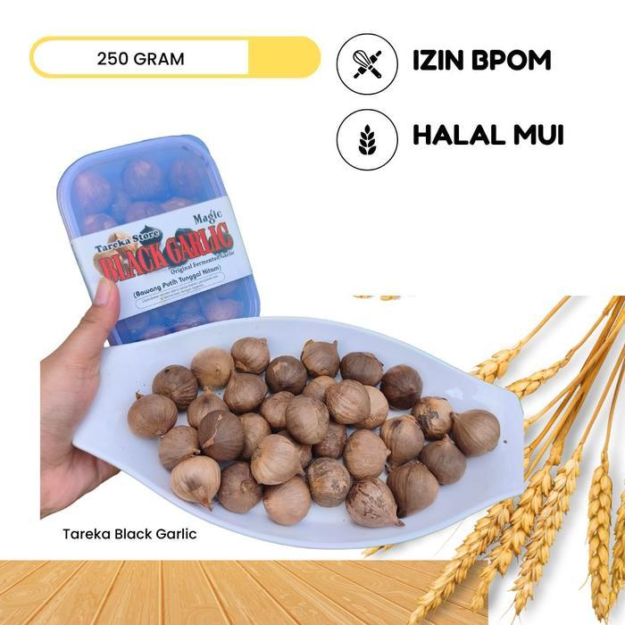 BAWANG PUTIH HITAM TUNGGAL - BAWANG HITAM LANANG -BLACK GARLIC