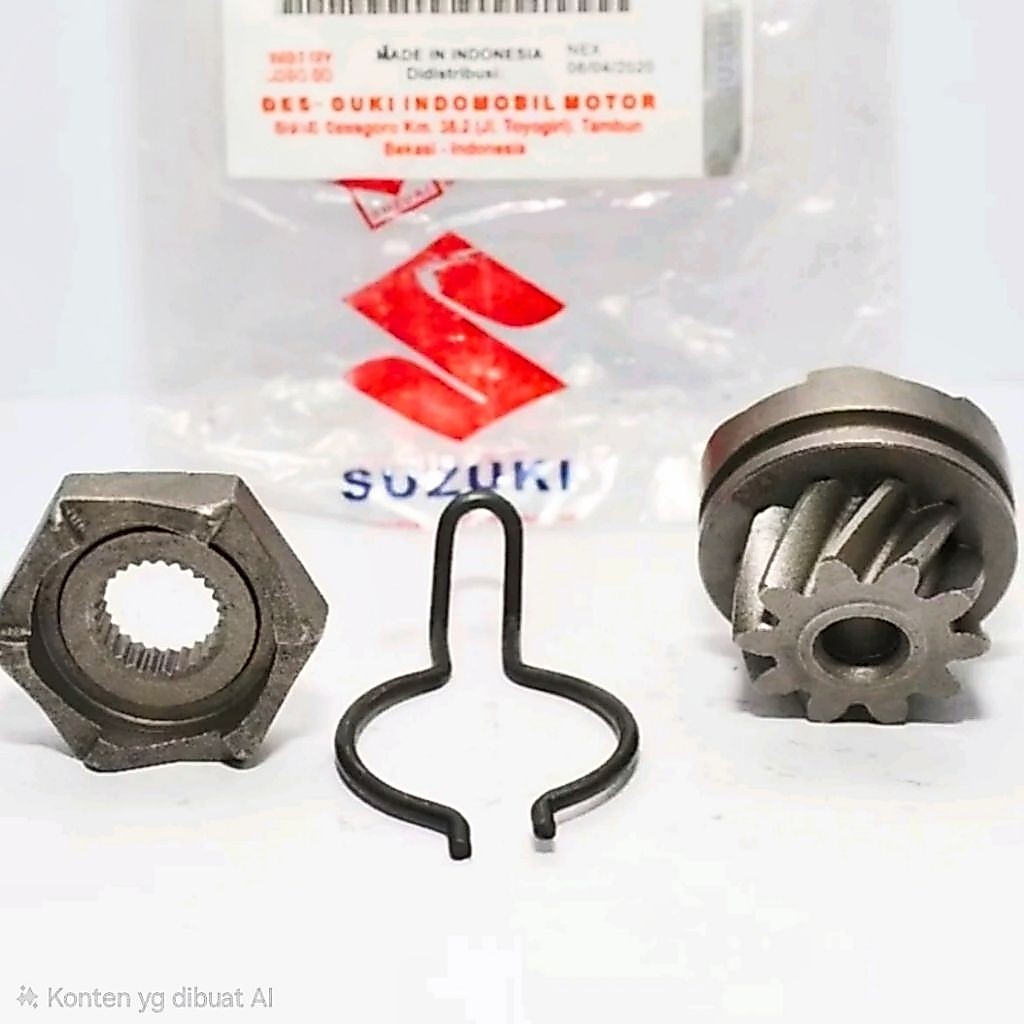 GIGI PINION KICK STATER SUZUKI NEX KARBU NEX 1 NEX 2 NEX FI ADDRESS LET'S LETS ORIGINAL