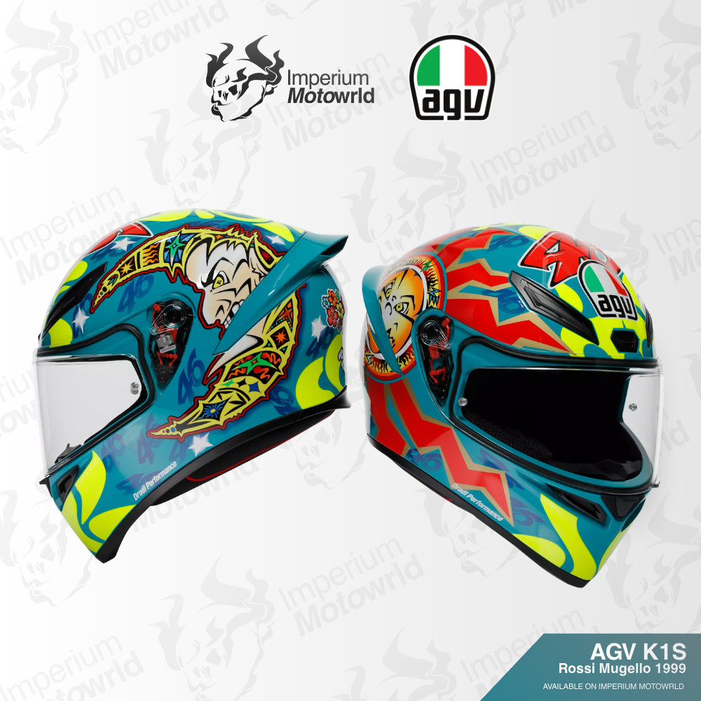 Helm AGV K1-S Rossi Mugello 1999 | Helmet Full Face Original | SNI | Imperium Motoworld
