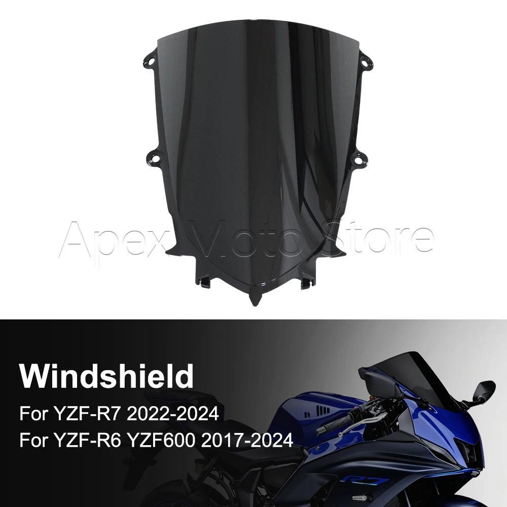 Motorcycle Accessories Windshield Windscreen Wind Screen Deflector For Yamaha YZF R6 R7 YZF-R7 2022-