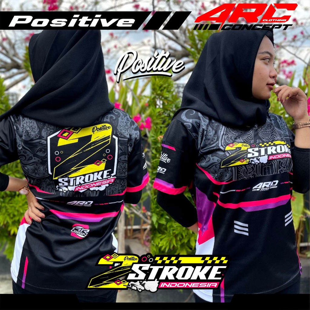 Kaos Jersey Racing  2 stroke - Jersey Pria Dan Wanita Desain