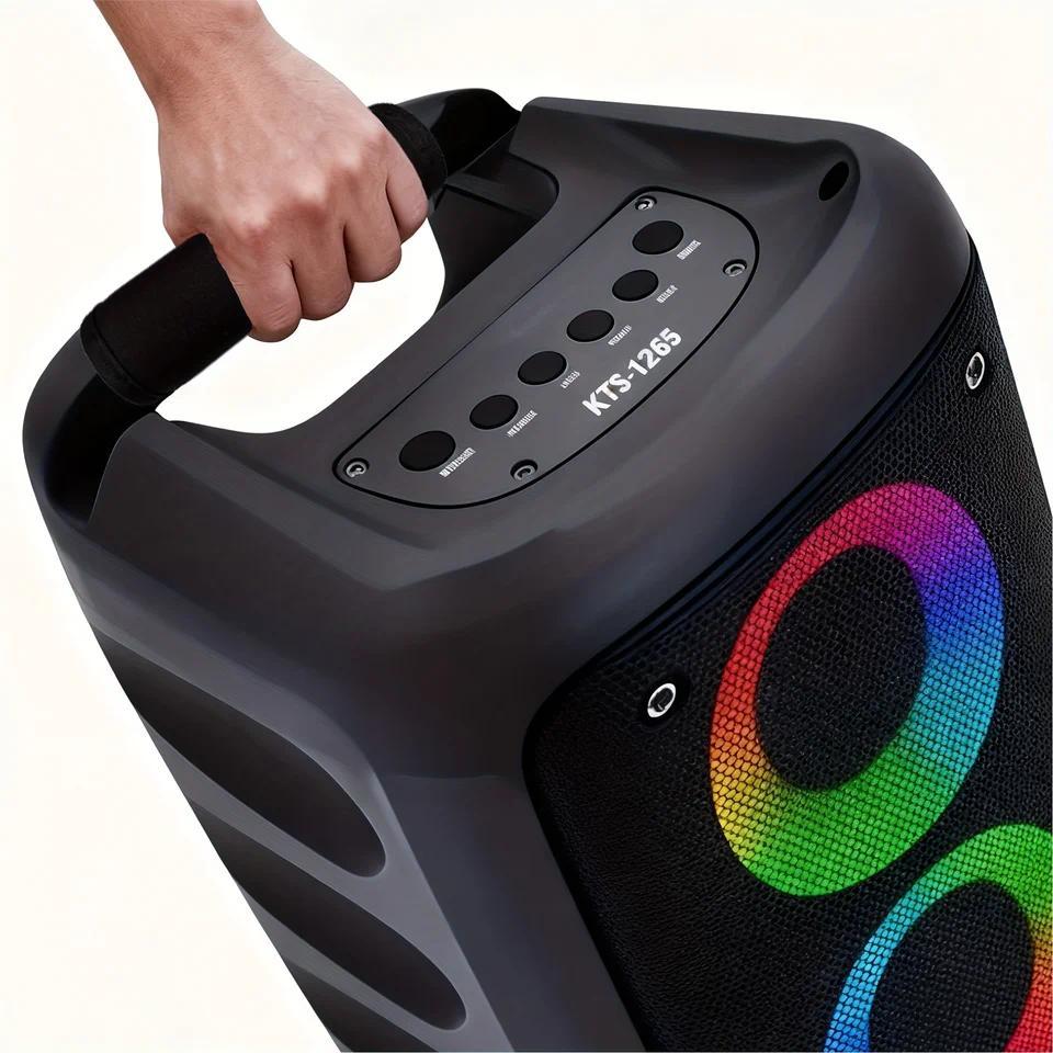 JBi Boombox 1/2/3 Speaker Handle Protector | Non-Slip Grip, Durable Textile Material,Compatible with