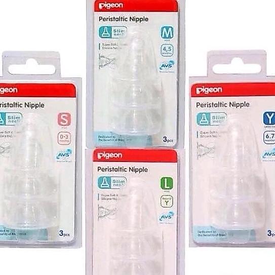 Pigeon Peristaltic Nipple Standard Neck isi 3 Nipple