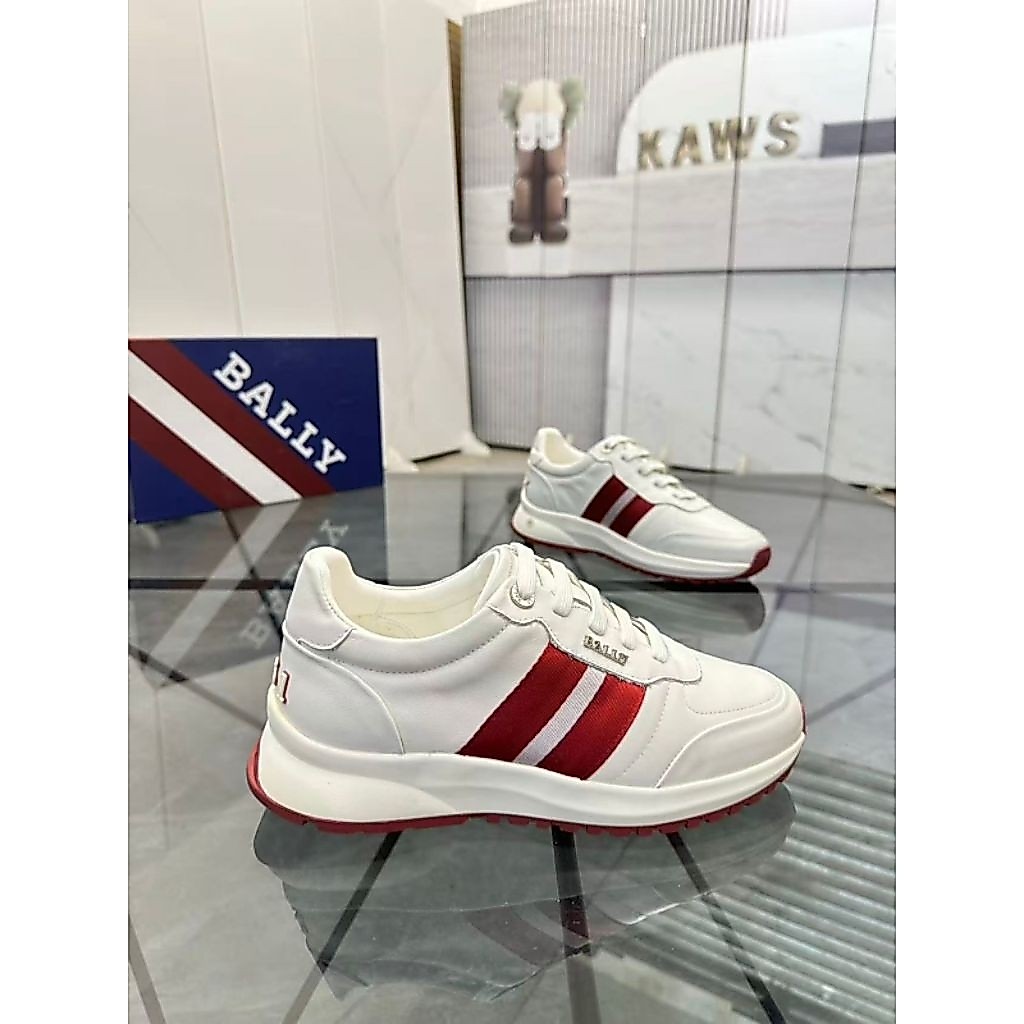 Sepatu bally sneaker kulit