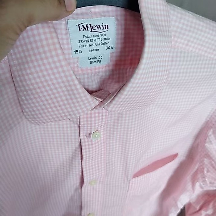 kemeja pria SIZE M TM LEWIN branded