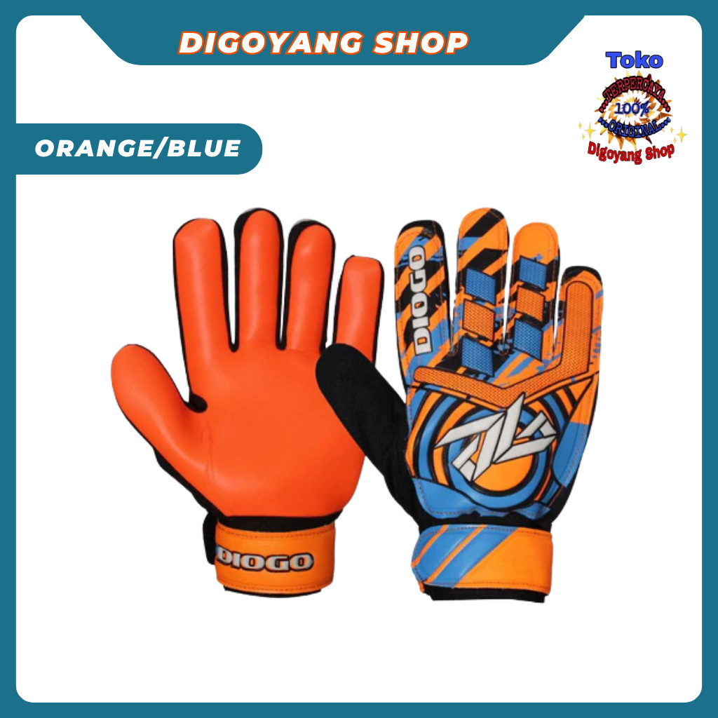 Sarung Tangan Kiper Anak Sarung kiper bola futsal anak remaja dewasa Diogo Terbaru lengket ditangan