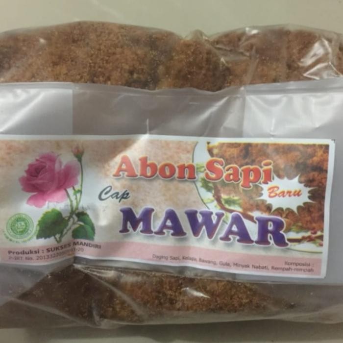

SALE abon sapi cap mawar 1kg - 500gramTERLARIS