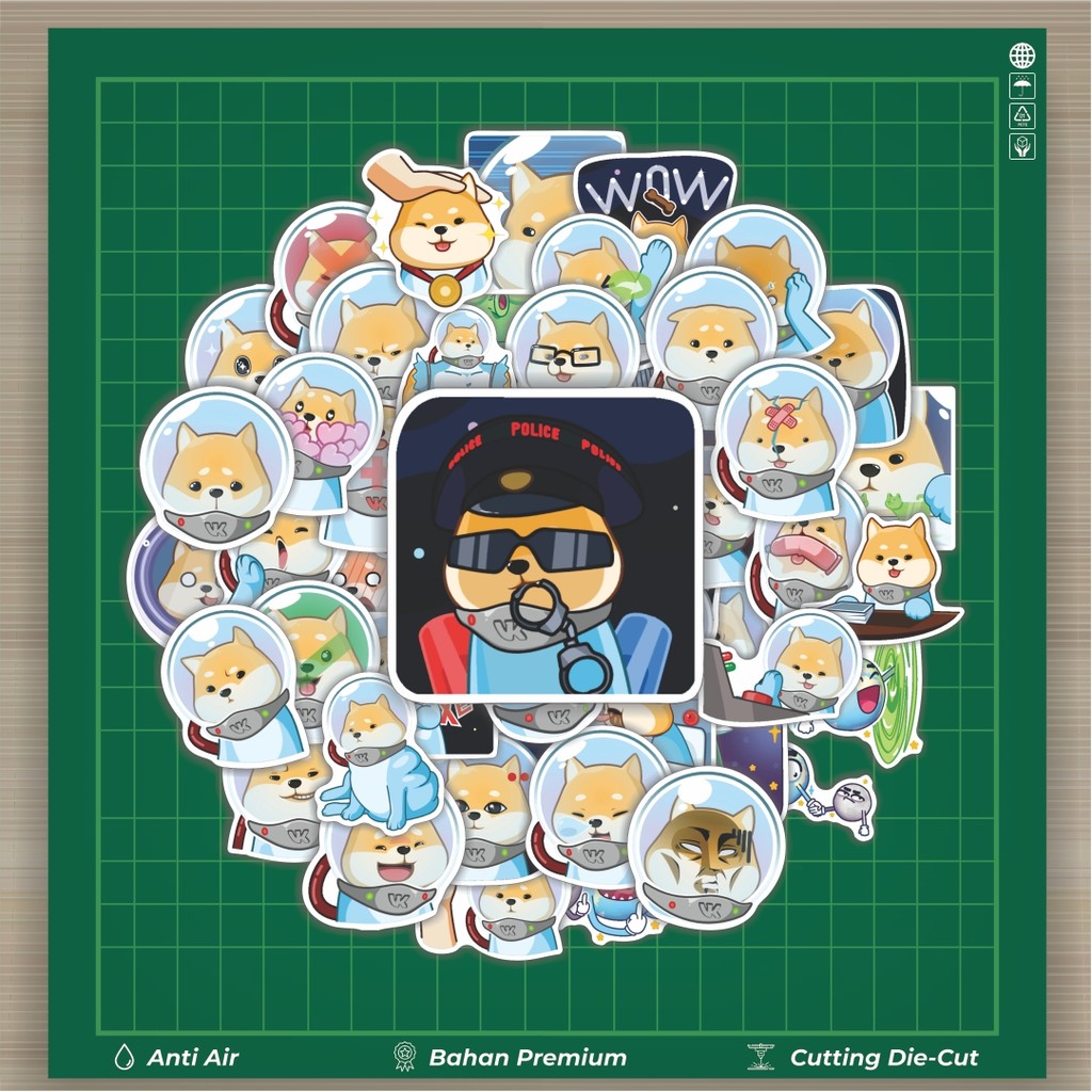 

Stiker Cutting Pack Stiker Animal Cute Space Ranger Akio Isi 100Pcs Series Aesthetic Lucu Keren Untuk Koper Bahan Vynil