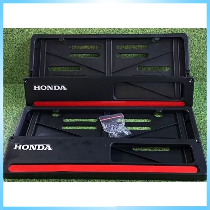 TATAKAN PLAT NOMOR MOTOR COVER TEMPAT DUDUKAN 1 SET / RUMAH PLAT NOMOR HONDA LIS MERAH BISA BELI SAT