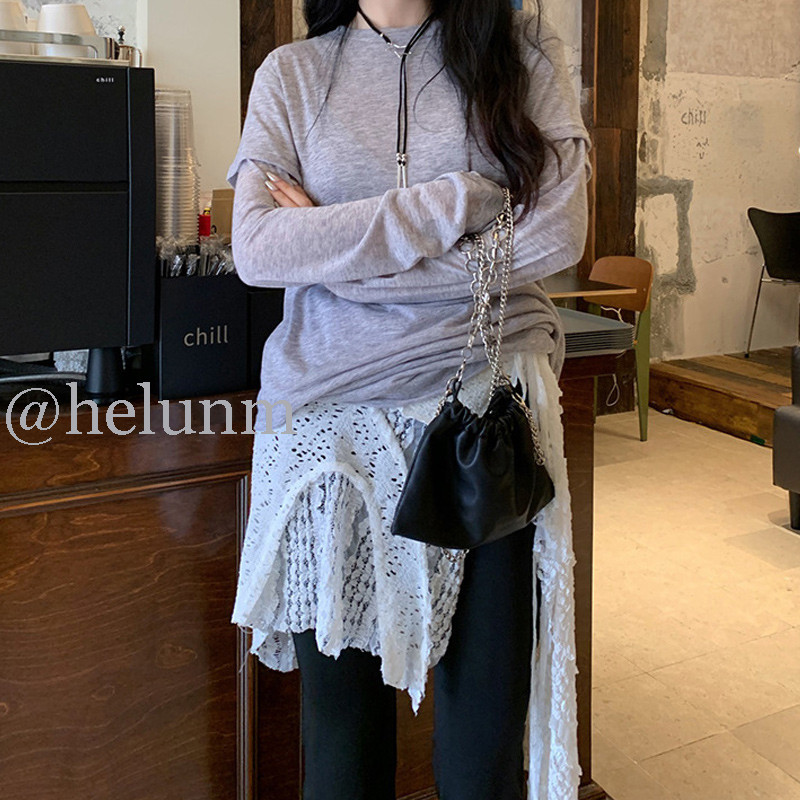 Rok Layer Tulle Putih | Rok Lapis untuk Layering | Skirt Y2K